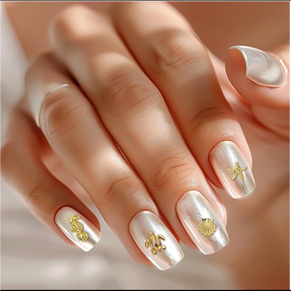 14k Gold Nail Studs with Piercing hand drills